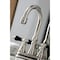 Kingston Brass KS2618PKL Duchess 4" Centerset Bathroom Faucet W/ Brass Pop-Up, Nickel KS2618PKL - alternate 3
